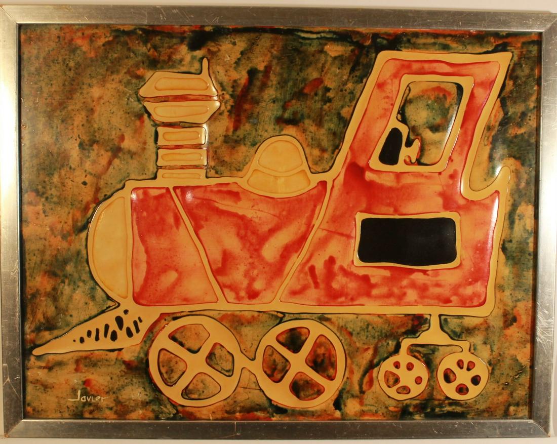 Framed Contemporary 2 Dimensional Pc (1 of 2)