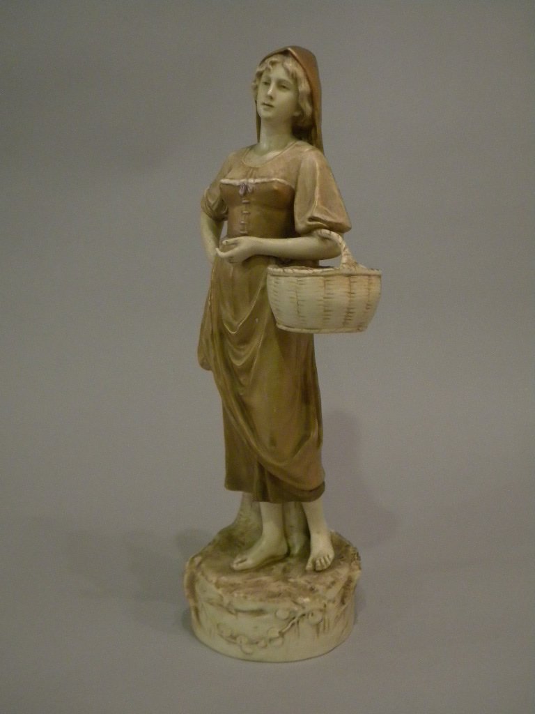 Royal Dux: Bohemian, 1900-1947, size is 17" tall, marked 2197/36 59