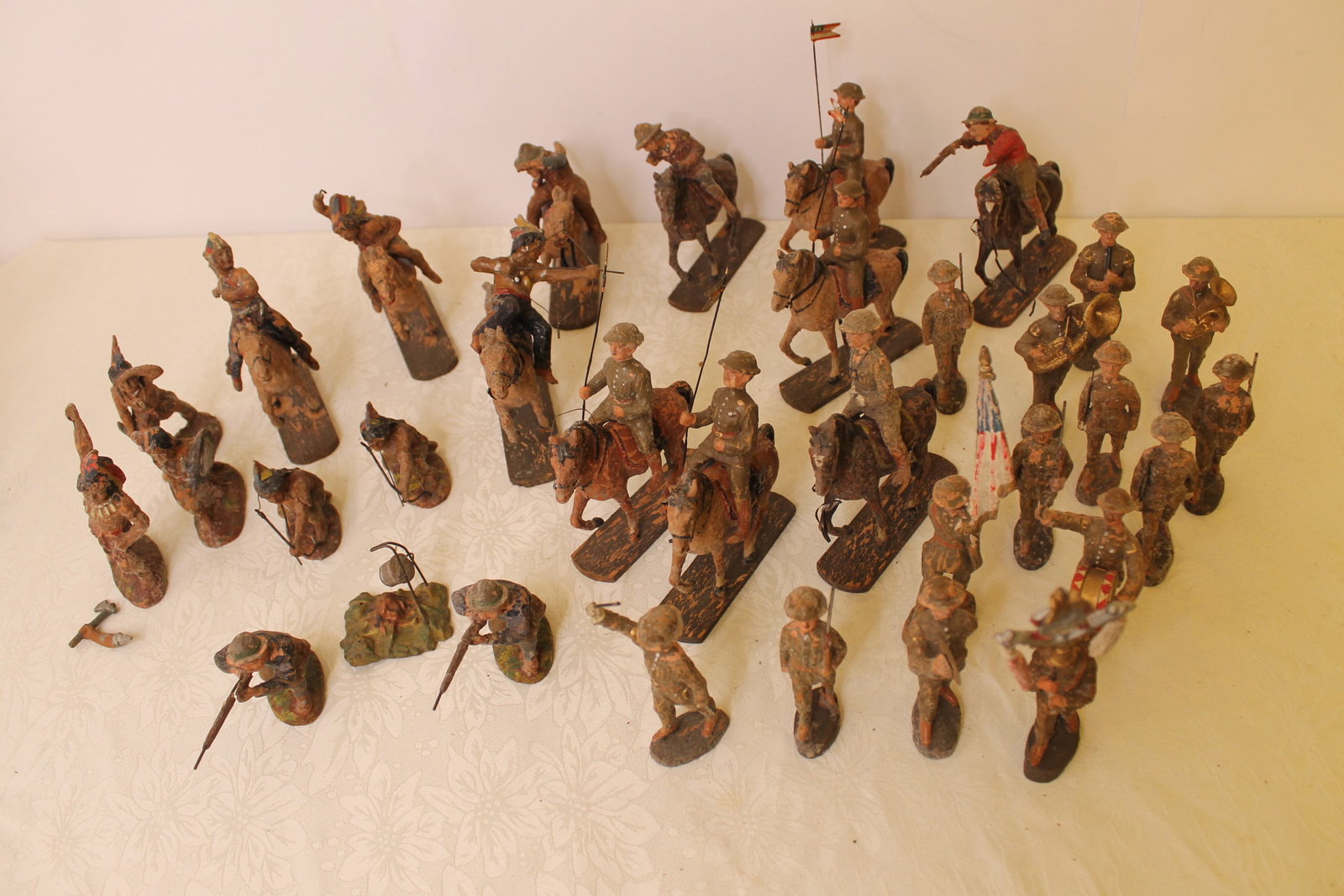 33 pcs Elastolin Toy Figures (1 of 3)