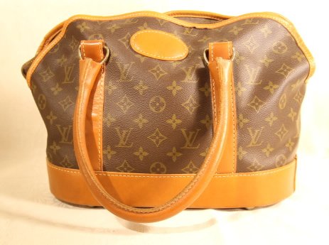 Louis Vuitton Double Handle Leather Satchel (1 of 6)