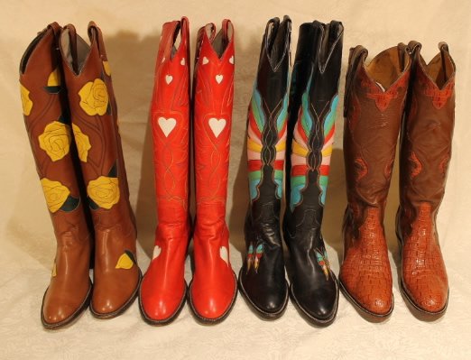 4 Pr. 1980's Garner Moss & Hornback Boots (1 of 5)