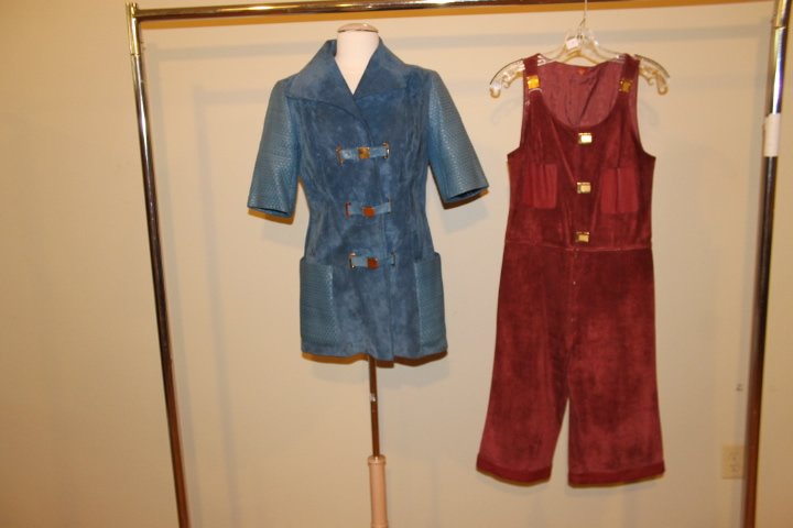 2 Pcs. 1980's Gucci Suede Ladies Garments (1 of 7)