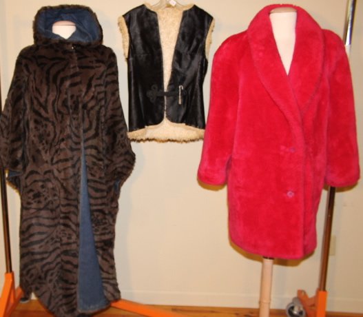 Two Faux Fur Coats & A Fur Vest (1 of 10)