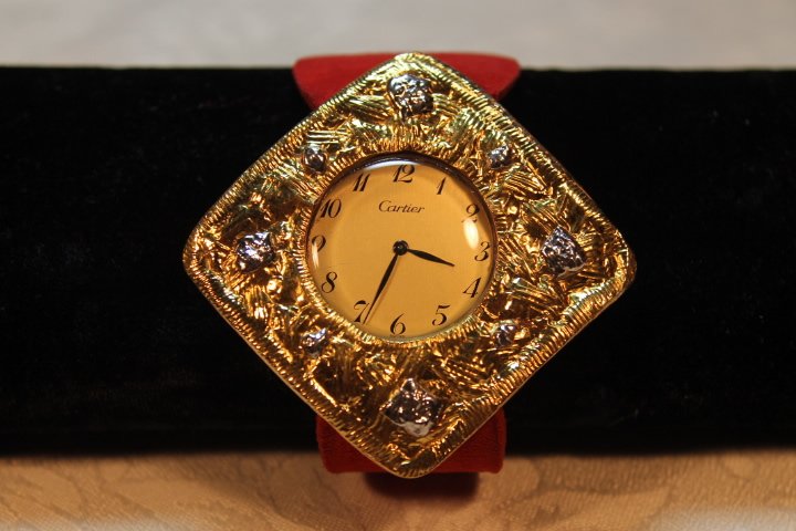 18kt Gold Cartier Ladies Watch (1 of 4)