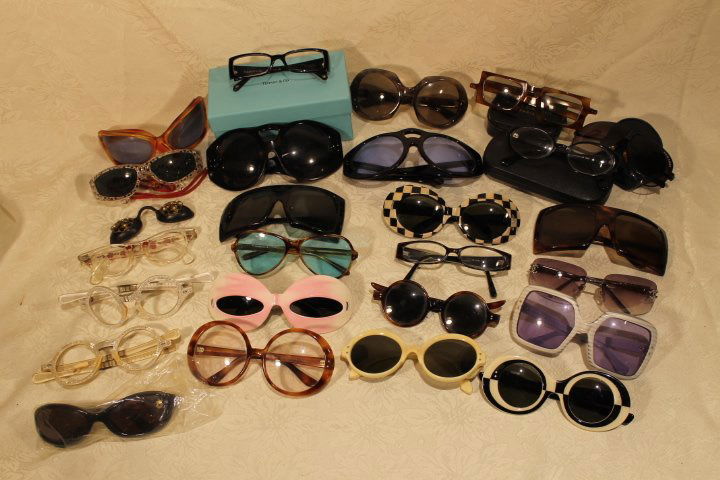 Twenty Five Pairs of 60's thru 90's Glass Frames (1 of 5)