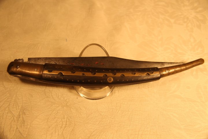 9" Brass, Iron & Wood Knife (1 of 5)