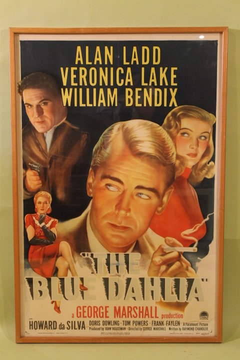 1940's Theater Poster "The Blue Dahlia" (1 of 6)