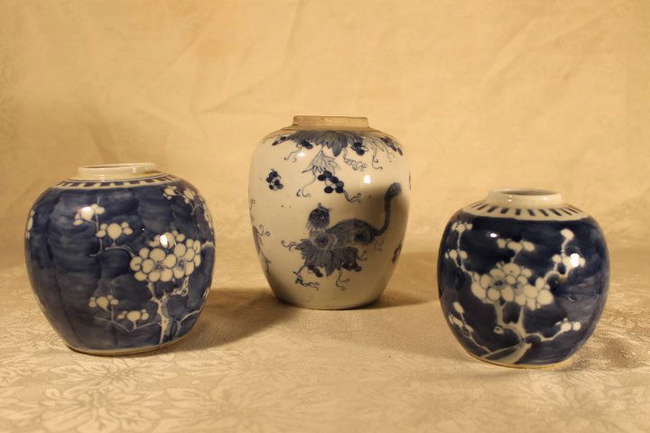 Lot of 3 Oriental Ginger Jars (1 of 7)