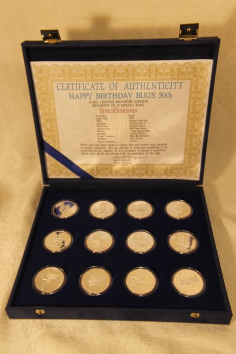 Disney's Bugs Bunny 50th Birthday Set of Coins (1 of 6)