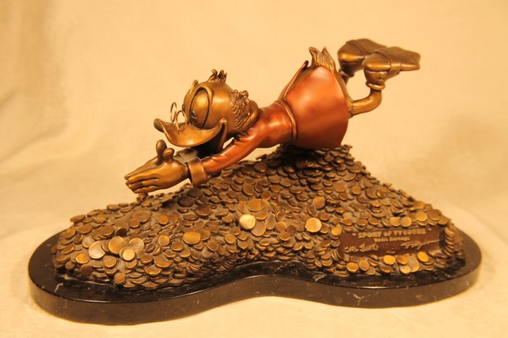 Disney Carl Barks "Sport of Tycoons" Bronze (1 of 6)