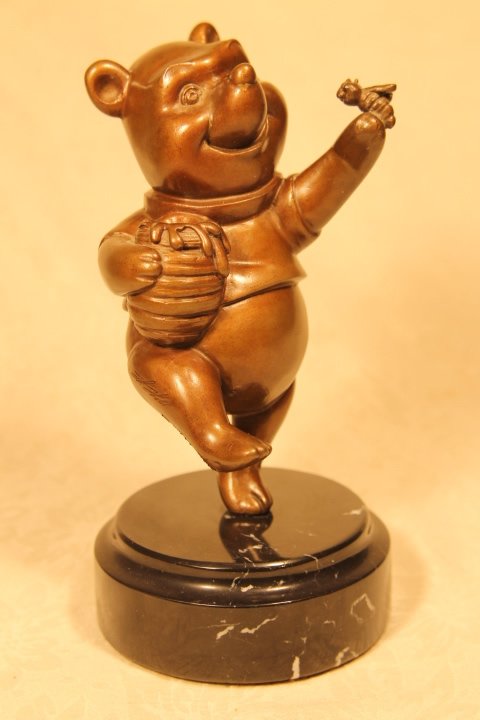 Disney Winnie The Pooh Bronze Sculpture (1 of 6)