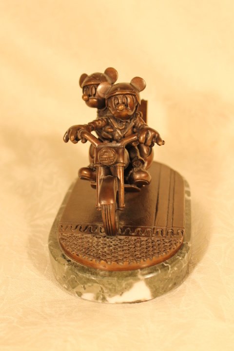 Chilmark Disney "Two Wheeling" Bronze Sculpture (1 of 7)