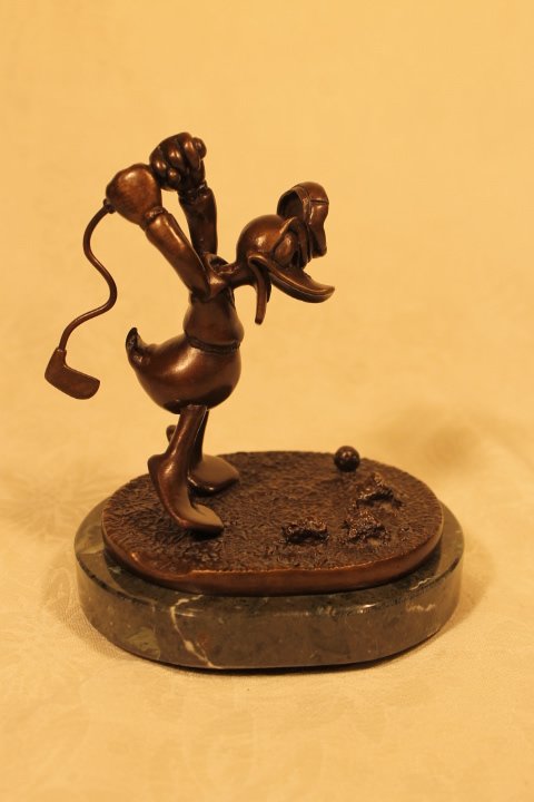 Chilmark Disney Bronze "Teed Off", Donald Duck (1 of 7)