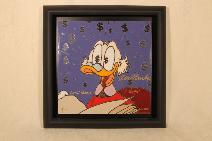 Scrooge McDuck Plaque Carl Barks/P. Vought (1 of 5)
