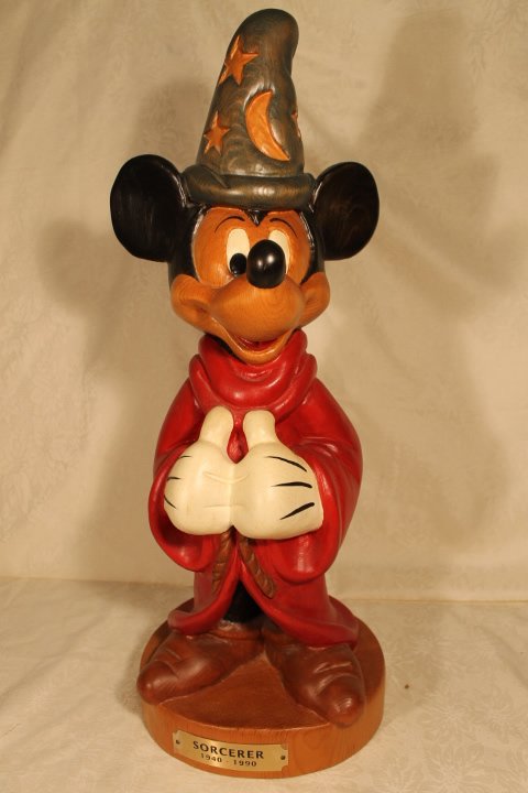 Rare Fantasia Mickey Mouse Fiberglass Rare Limited Edition Orange Morphy