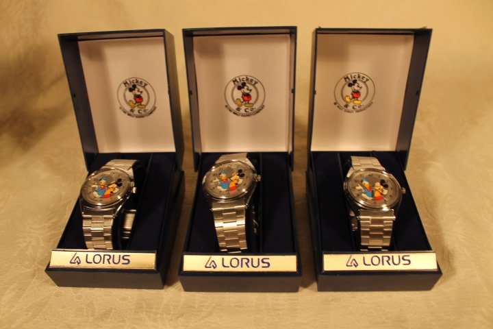 3 Lorus Quartz Disney Wrist Watches (1 of 5)