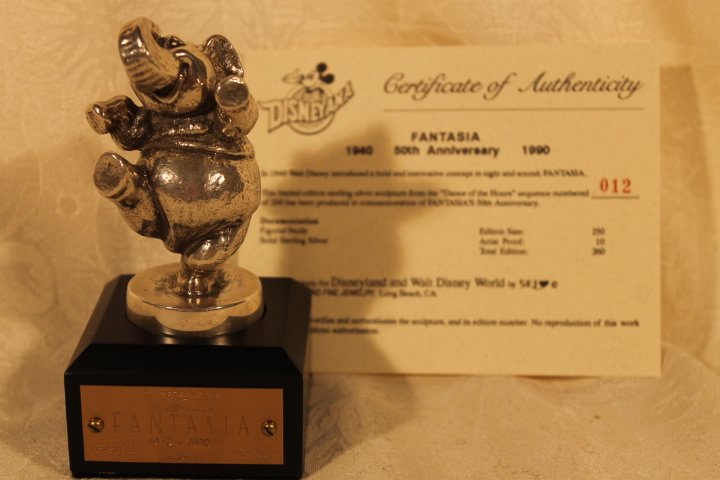 Sterling Silver Disney 50th Anniversary Elephant (1 of 7)