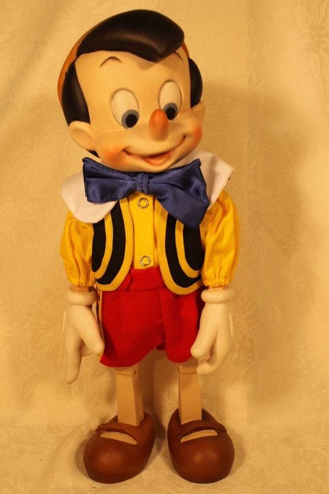 ANRI Wood Carved Pinocchio Doll (1 of 4)