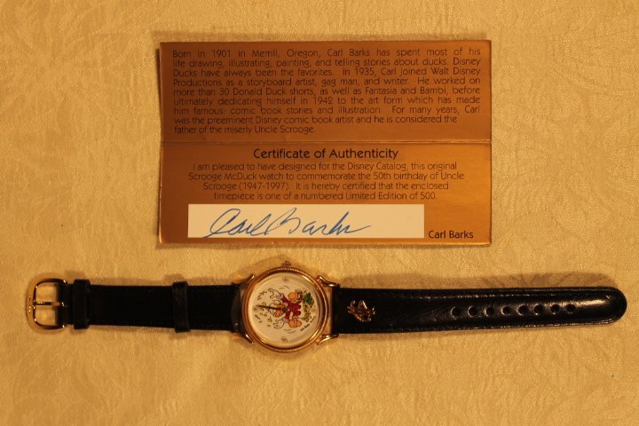Carl Barks Scrooge McDuck Watch (1 of 2)
