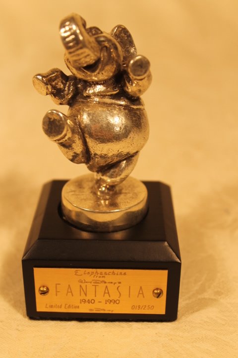 Sterling Silver Elephant Sculpture from Fantasia (1 of 6)