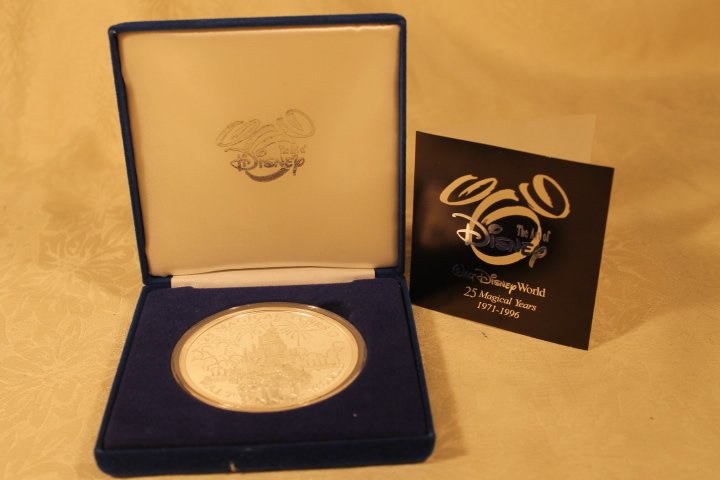 Disney Sterling .999 Silver Medallion (1 of 3)