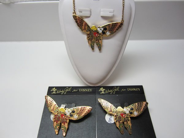 Rare Disney Wendy Gell Mickey Mouse Butterfly Pins (1 of 5)