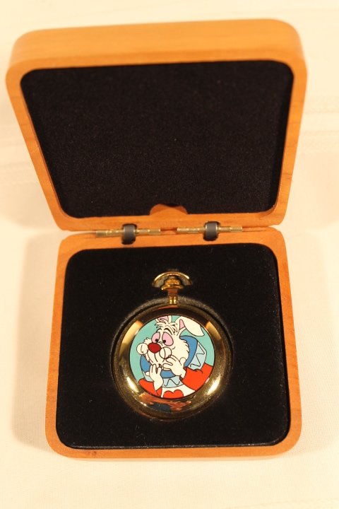 WB "The White Rabbit" Cloisonne Pocket Watch (1 of 6)