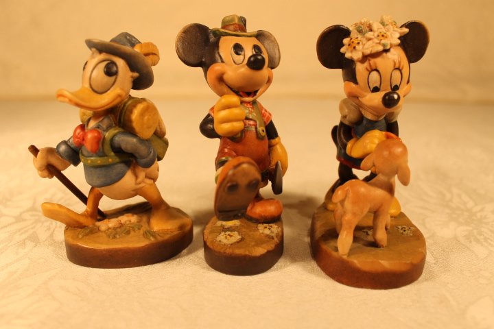 3 Anri Figures, signed Ulrich Bernardi (1 of 4)