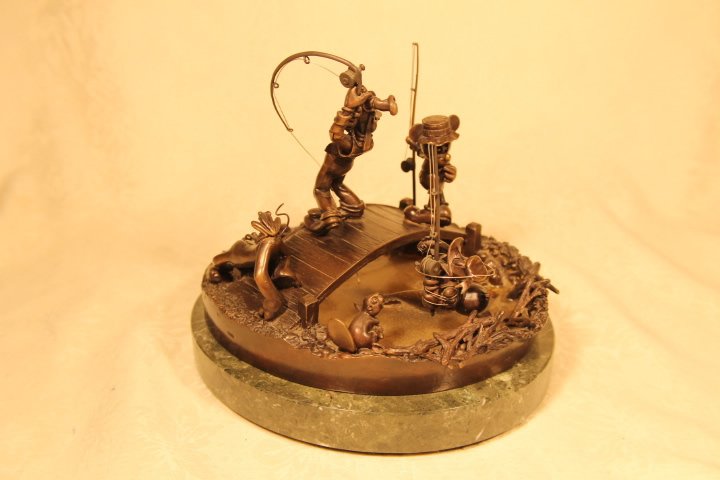 Disney Bronze, "Hook Line & Sinker" (1 of 5)