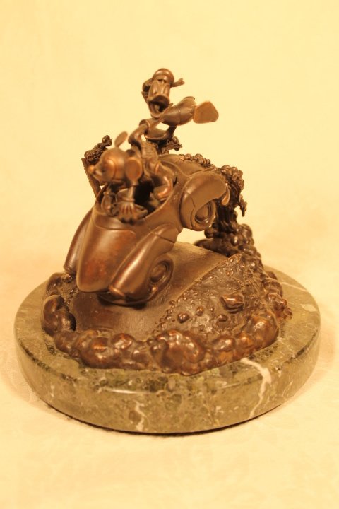 Disney Bronze, "Highway Highjinks Over the Top" (1 of 6)