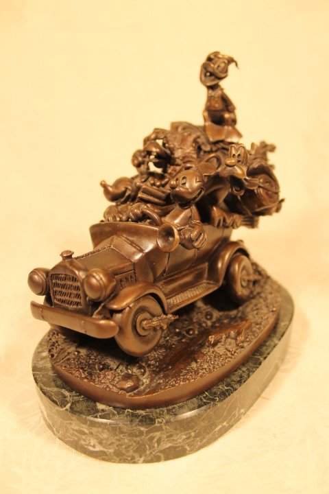 Chilmark Disney Bronze, "California or Bust" (1 of 7)