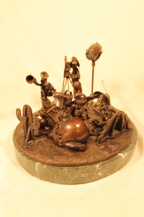 Chilmark Disney Bronze, "Lights Camera, Action" (1 of 5)