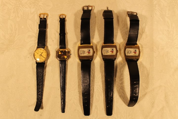 5 Mickey Mouse Wrist Watches (1 of 7)