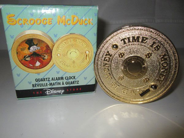 Scrooge McDuck Quartz Alarm Clock (1 of 4)