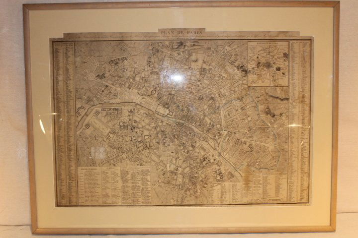 Map of Paris, 1817 (1 of 8)