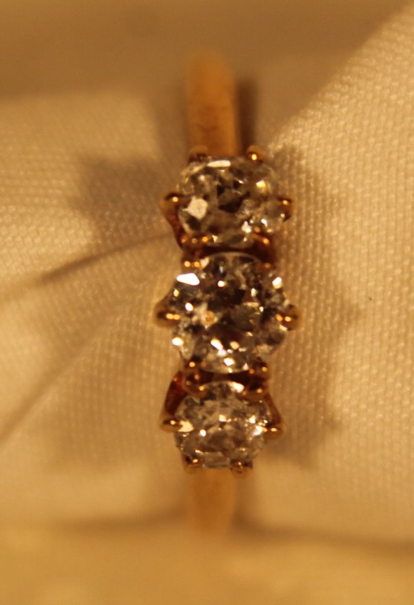 14KT Gold Victorian Diamond Ring (1 of 1)