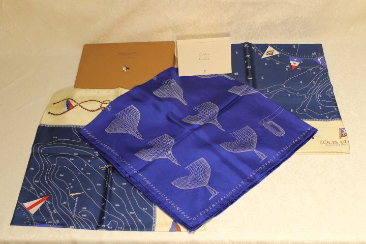 Three Louis Vuitton America's Cup Scarves (1 of 6)