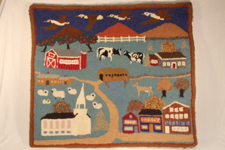 C. Eric Selby Hooked Rug (1 of 4)