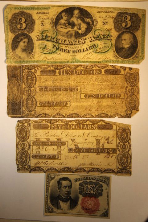 Early 1800's Bank Notes, 2 Civil War Era (1 of 6)