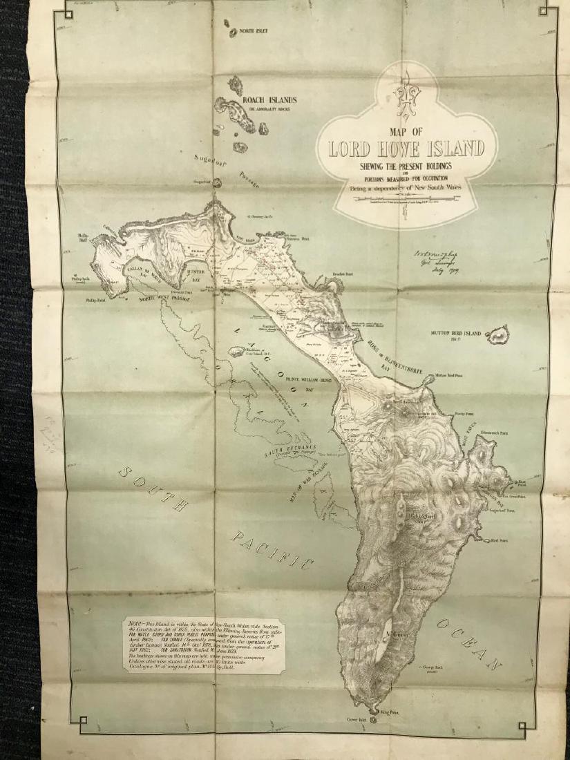 Map of Lord Howe Island
