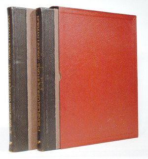 Two Hundred Etchings by Norman Lindsay: Norman Lindsay. Two Hundred Etchings STEWART Douglas Sydney Angus and Robertson 1973 Two volumes quarter leather and cloth and in a slipcase. Number 47 in an edition of 200 copies signed by the Artist