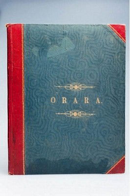 Henry Kendall. Orara: Orara An Illustrated Poem KENDALL Melbourne Art Union of Victoria 1881 Original half leather and cloth, a little wear 13 full page steel plates the most notable being two by Tom Roberts A rare and unu