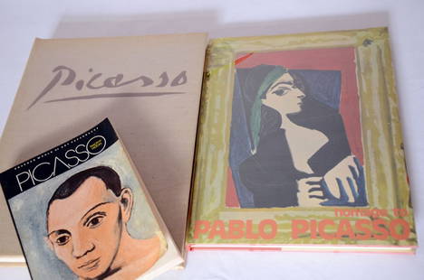 Picasso: Three titles including Homage to Pablo Picasso by Josep Palau I Fabre, and Picasso at 90 The Late Work by Klaus Gallwitz. Two large size hard covers and one 8vo size paperback. In very good condition.