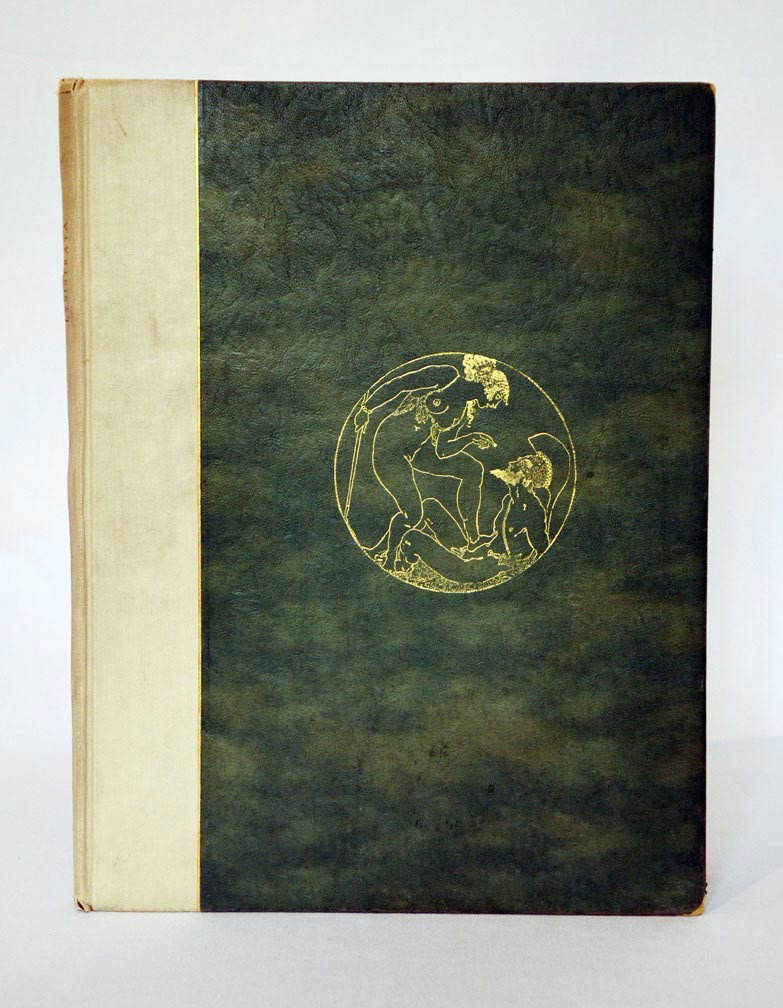 Fanfrolico Press Lysistrata: Lysistrata by Aristophanes Done into English Verse by Jack Lindsay with Illustrations and decorations by Norman Lindsay. Sydney: Fanfrolico Press, 1925. Quarto, quarter white cloth over gilt-stamped b