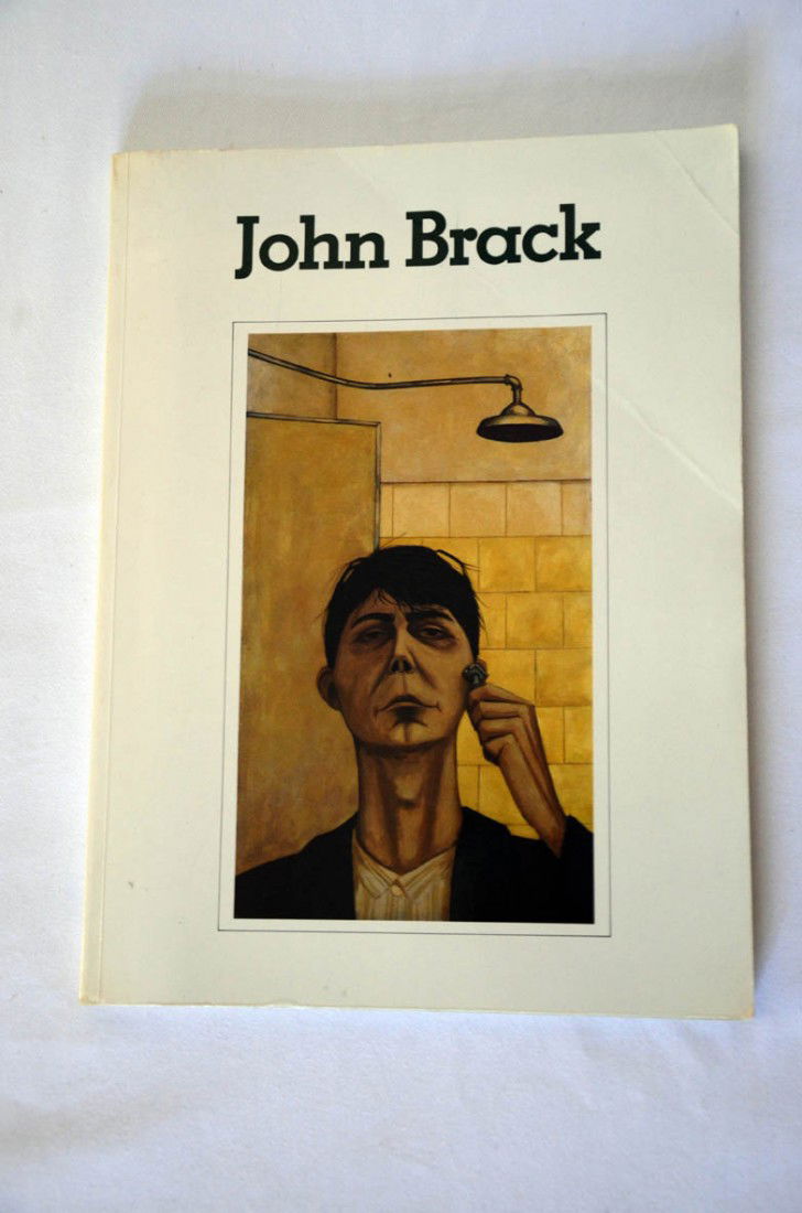 John Brack: LINDSAY, Robert. John Brack. A Retrospective Exhibition. Melbourne: National Gallery of Victoria, 1987. Softcover, 22 x 29cm. Mild marks on title page, crease marks on front cover, otherwise in very g