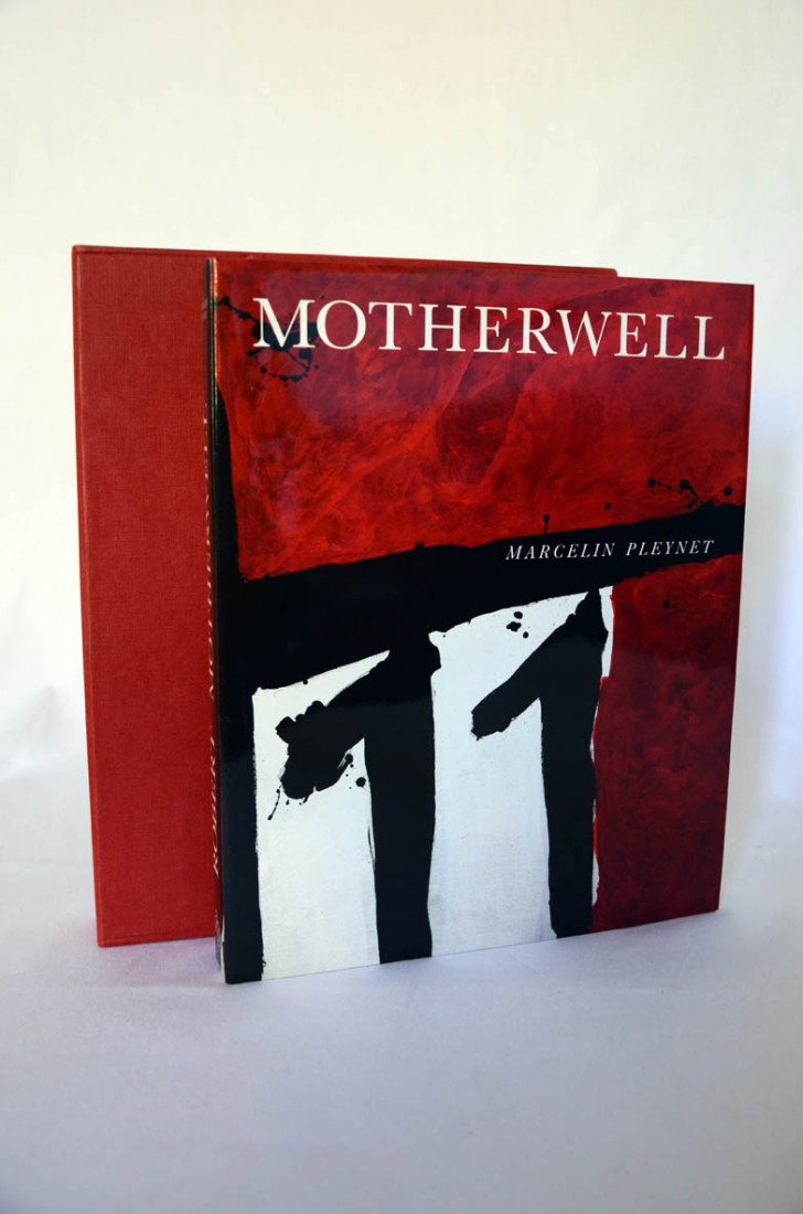 Robert Motherwell. Limited Edition. Original litho: Robert Motherwell. Limited Edition. Original lithograph frontispiece SIGNED by Motherwell PLEYNET, Marcelin, Motherwell. Paris: Daniel Papierski, 1989. Hard cover with dustwrapper. Original slipcase. 
