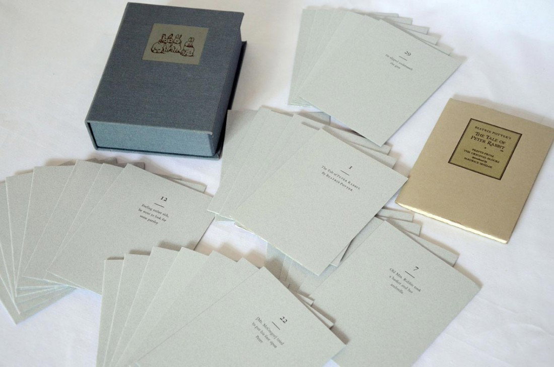 Beatrix Potter’s The Tale of Peter Rabbit: New Impressions From The ORIGINAL ILLUSTRATION LINE-BLOCKS Made For The First Private Edition (1901) of Beatrix Potter’s The Tale of Peter Rabbit POTTER, Beatrix. The Tale of Peter Rabbit. Kingston 