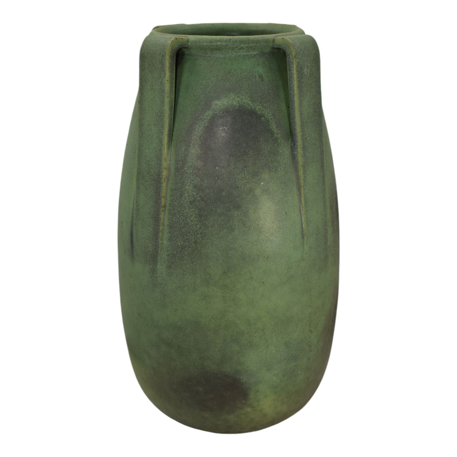 Teco W. D. Gates Arts And Crafts Pottery Charcoaled Matte Green Floor