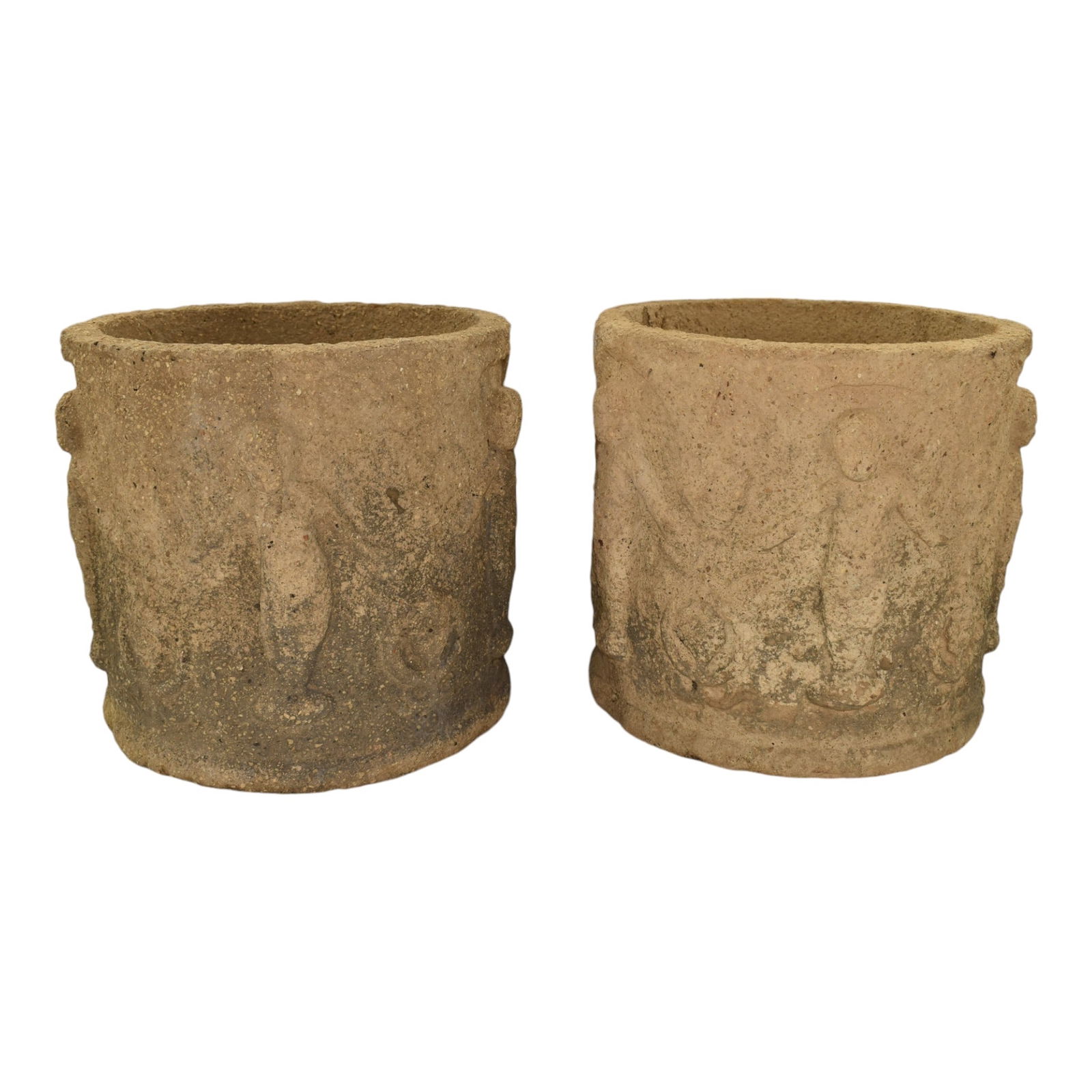 Teco Pottery Prairie School Stoneware Figural Mermaid Garden Planters Vase G23 (1 of 7)