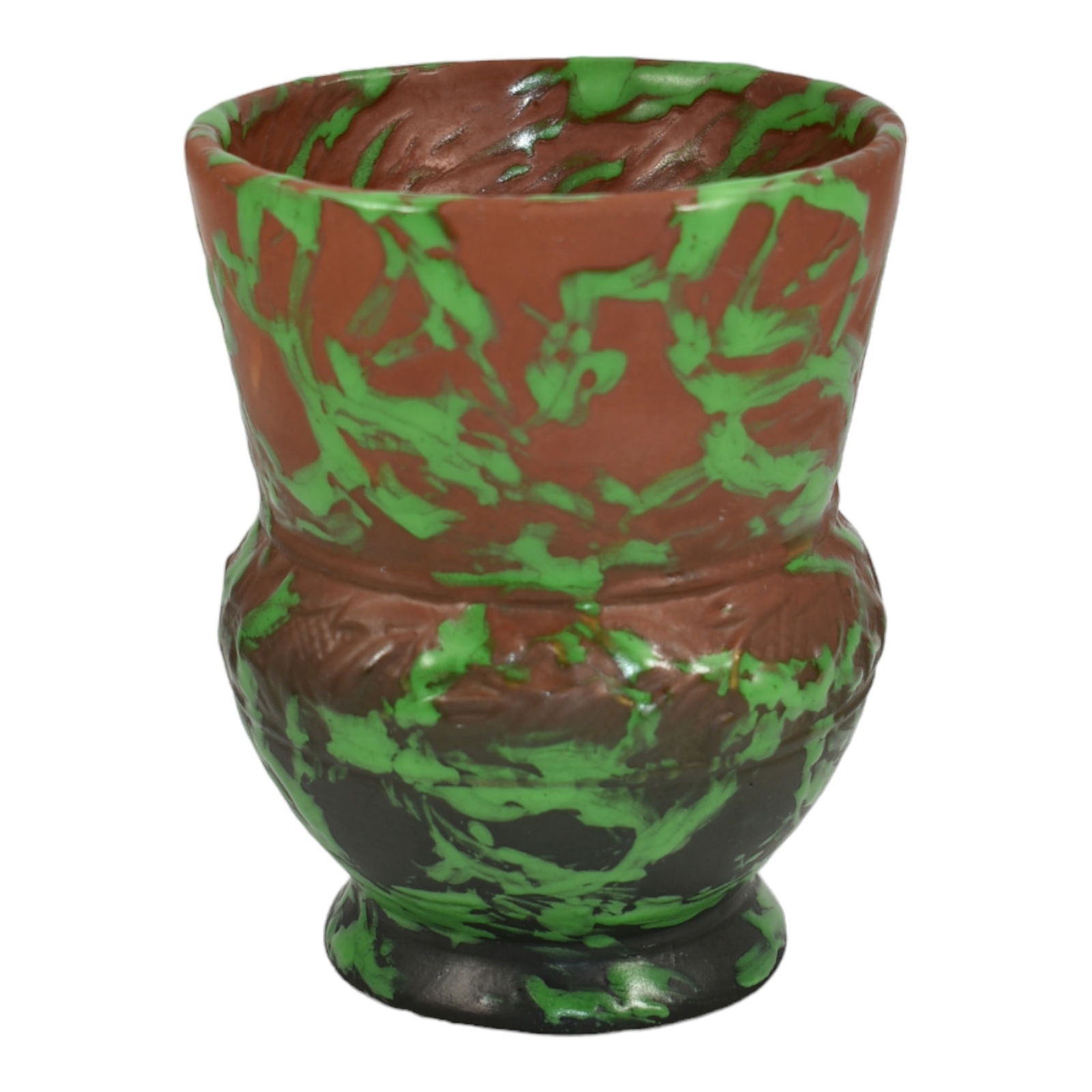 Weller Greora 1930s Vintage Arts And Crafts Pottery Brown And Green